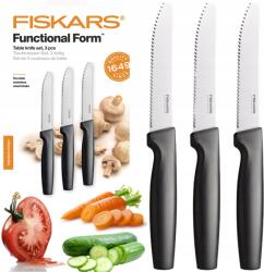 Fiskars 3 Db-os Fogazott Késkészlet Fiskars Paradicsom Zöldség Hús Éles Szilárd (1057562)
