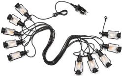 Lamkur Kültéri dekoratív lánc GIRLAND 10xLED 10m IP44 meleg fehér LM-10.266 (LA54179)