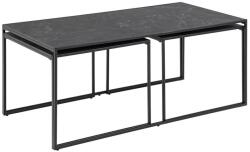 Actona ALMA 3 részes dohányzóasztal szett antracit 0000094033 (AO0077)