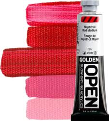 Golden Artist Colors Open Akril festék Naphthol Red Medium 59 ml 1 db (0007220-2)