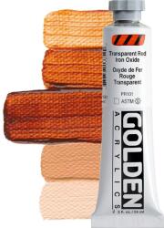 Golden Artist Colors Heavy Body Akril festék Transparent Red Iron Oxide 59 ml 1 db (0001385-2)