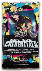 Upper Deck 2023-24 Upper Deck Credentials kártyacsomag