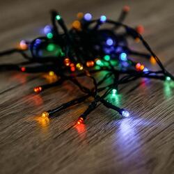 DekorTrend Basic 120 LED fényfüzér timer funkcióval, színes, 6 méter, KDT 125