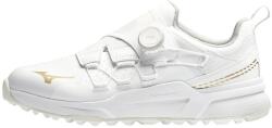 Mizuno Hazard Enerzy Limited BOA White/Gold 42 Pantofi de golf pentru bărbați (51GM2500-50-42)