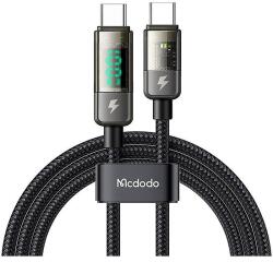 Mcdodo CA-3611 USB-C-USB-C kábel, automatikus kikapcsolás, PD 100 W, 1, 8 m (fekete)
