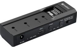 Sandberg 136-49 Dokkoló Állomás Tárolóegységhez USB 3.2 Gen 2 Type-C Fekete