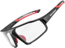 ROCKBROS SP216BK fotokromatikus kerékpáros napszemüveg - fekete és piros fekete