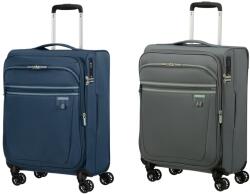 Samsonite AEROSPIN sötét színű, négykerekű bővíthető kis bőröndök 153536 - taskaweb