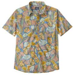 Patagonia Go To Shirt Men Cămașă cu mânecă scurtă Flourish: Abundant Blue XL