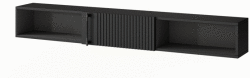  RAFTT fali polc ajtóval 150 cm, fekete