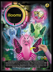 Illooms LED lufi - Pillangó 3 db-os (1353808)