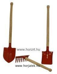  Kerti szerszámkészlet, 3 db-os, 30 cm-es, fém (FKO 510043)