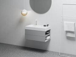 RAVAK SD Lite 80 J fürdőszobai szekrény mosdó alá Smoke Grey X000001889 (X000001889)