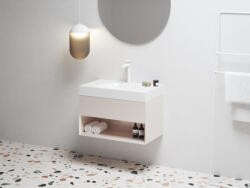 RAVAK SD Lite 80 fürdőszobai szekrény mosdó alá Alabaster Pink X000001866 (X000001866) - ravakdepo