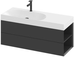 RAVAK SD Lite 120 J fürdőszobai szekrény mosdó alá matt fekete X000001892 (X000001892) - ravakdepo