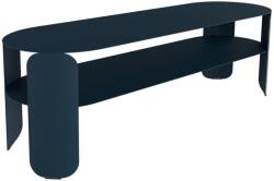 Fermob Sötétkék fém kerti dohányzóasztal Fermob Bebop 120 x 40 cm (FB-5628-92)