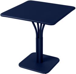 Fermob Sötétkék fém asztal Fermob Luxembourg talapzat 71 x 71 cm (FB-4142-92)