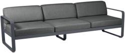 Fermob Sötétszürke kárpitozott kerti kanapé Fermob Bellevie 235 cm antracit talppal (FB-8480-47-A3)