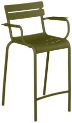 Fermob Zöld fém bárszék Fermob Luxembourg 69, 5 cm - pesto búra (FB-4113-D3)