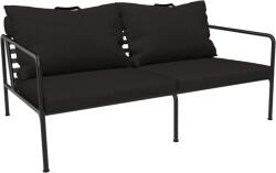HOUE Fekete kárpitozott kerti kanapé HOUE Avon 159 cm II (14207-6812)