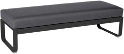 Fermob Sötétszürke kárpitozott pad Fermob Bellevie 148 cm antracit talppal (FB-8494-47-A3)