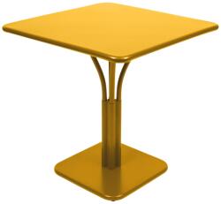 Fermob Sárga fém asztal Fermob Luxembourg talapzat 71 x 71 cm (FB-4142-C6)