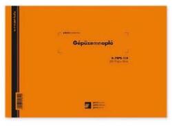  Nyomtatvány gépüzemnapló A/4 25x3 (22991) - irodaszer