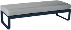 Fermob Szürke kárpitozott pad Fermob Bellevie 148 cm, sötétkék talppal (FB-8494-92-79)