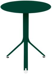 Fermob Sötétzöld fém asztal Fermob Rest'O Ø 60 cm (FB-8810-02)