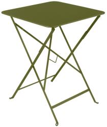 Fermob Zöld fém összecsukható asztal Fermob Bistro 57 x 57 cm - pesto ernyő (FB-6042-D3)