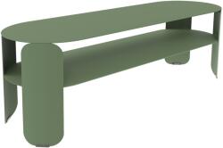 Fermob Cactus Green fém kerti dohányzóasztal Fermob Bebop 120 x 40 cm (FB-5628-82)