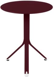 Fermob Cseresznyepiros fém asztal Fermob Rest'O Ø 60 cm (FB-8810-B9)