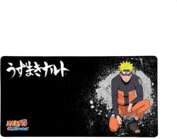 KONIX Naruto KX Mousepad XXL Black Játékhoz Alkalmas Egérpad Fekete, Narancssárga