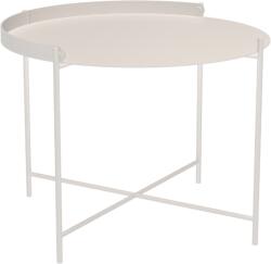 HOUE Fehér fém kerti dohányzóasztal HOUE Edge 62 cm (10912-0808)