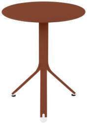 Fermob Földpiros fém asztal Fermob Rest'O Ø 60 cm (FB-8810-20)