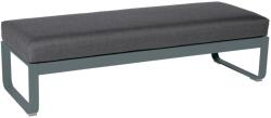 Fermob Sötétszürke kárpitozott pad Fermob Bellevie 148 cm, szürke talppal (FB-8494-26-A3)