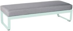 Fermob Szürke kárpitozott pad Fermob Bellevie 148 cm mentazöld alappal (FB-8494-A7-79)