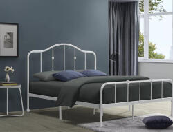 Florencia Klasszikus Fém Ágy Fehér 120x200 cm