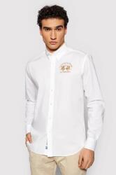 La Martina normál szabású ing hímzett logóval CCMC01 White L INTL