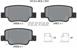 TEXTAR Set placute frana, frana disc TEXTAR 2492601 - fixbox