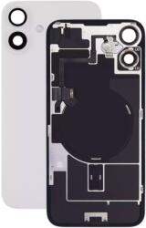 Apple iPhone 16 Plus - Hátsó üveg + Kamera lencse + Fémlemez + Magsafe mágnes (White), Fehér