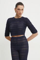 TWINSET pulóver könnyű, női, sötétkék, 251TP3192 - sötétkék M