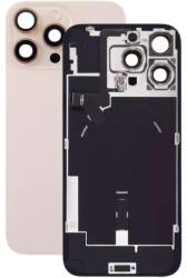 Apple iPhone 16 Pro Max - Hátsó üveg + Kamera lencse + Fémlemez + Magsafe mágnes (Desert Titanium)