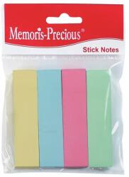 Memoris Precious Stick index hartie color 76 x 19 mm, 4 culori, Memoris-Precious (BV031111)