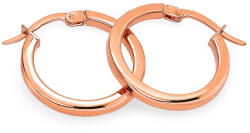 Heratis Forever Szögletes karika fülbevaló rózsaszín aranyból 2cm, 14K IZ26310R