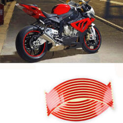  Felnicsík szett piros -fényvisszaverős- (182)