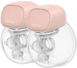 Momcozy S9 Pro Dupla Hordozható Mellszívó Készülék 180ml - Rózsaszín