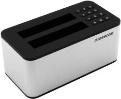 Gembird Freecom MDOCK Keypad Secure USB 3.2 Gen 1 Type-C Fekete, Szürke