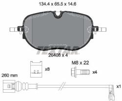 TEXTAR Set placute frana TEXTAR 2640801 (2640801)