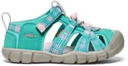 KEEN Sandale pentru fete KEEN SEACAMP II CNX bright aqua/giggle pink - 29